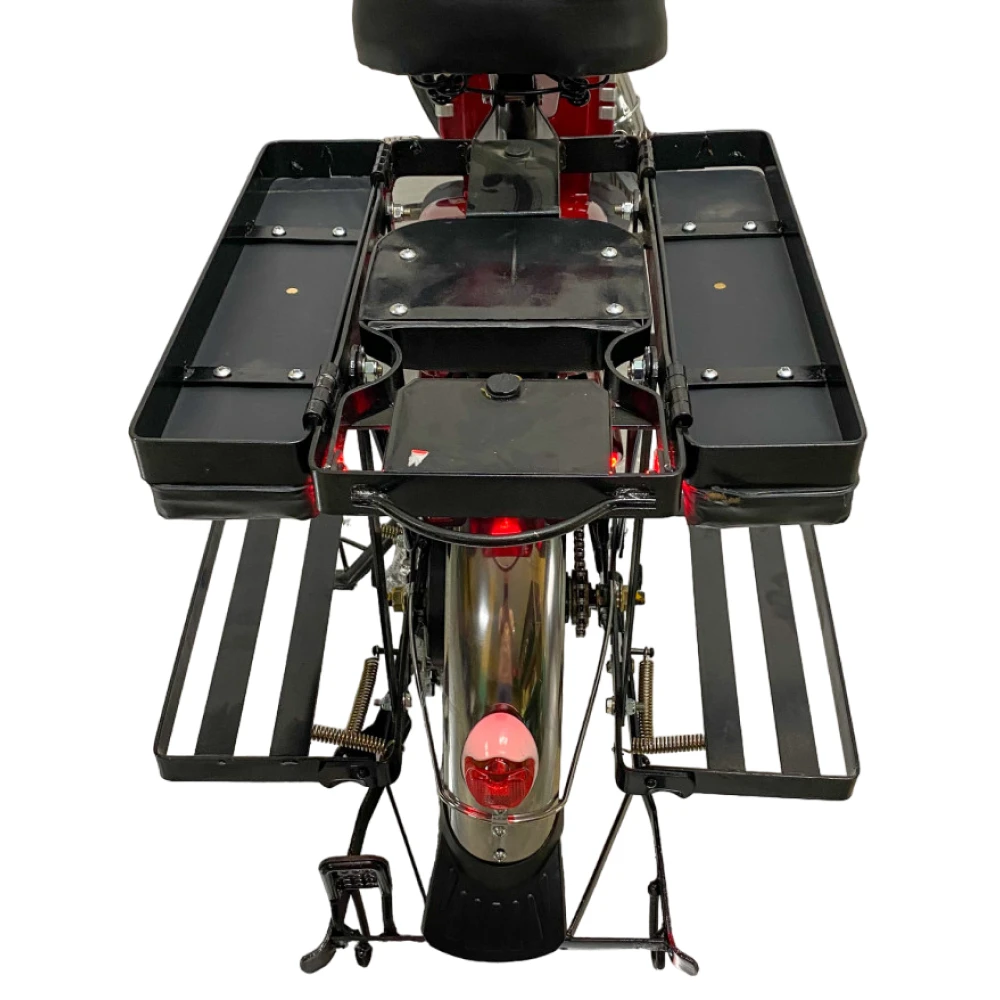 Электроскутер GreenCamel Тайфун 17 (350W 48V12Ah) быстросъем Красный 15